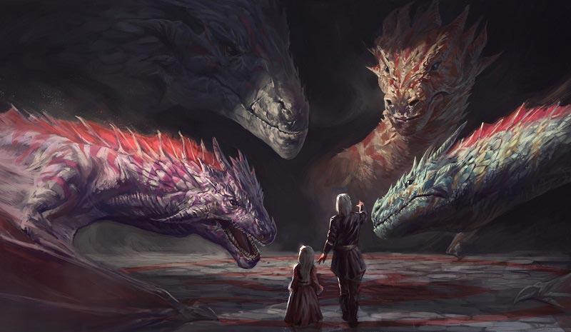 Нарисованный дом драконов скоро оживет в новом сериале от HBO